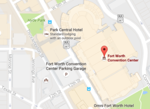 Fort Worth Convention Center google maps